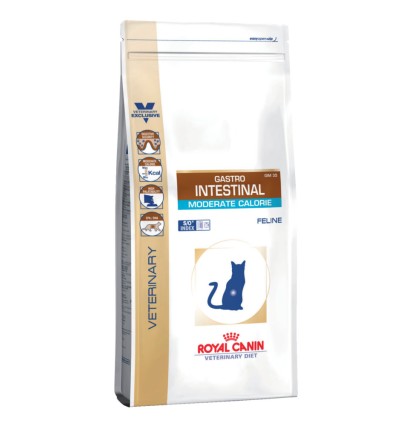 Royal Canin Gastro-Intestinal Moderate Calorie ветеринарная диета сухой корм для кошки 400 гр. 